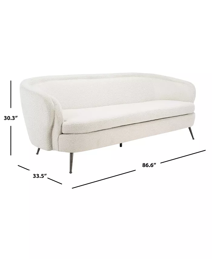 Safavieh Maryssa 87 Curved Back Sofa