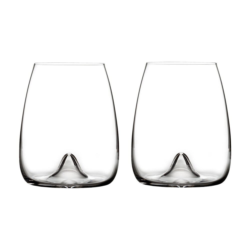 Waterford Elegance Clear 17.6oz. Stemless Wine (Set of 2)