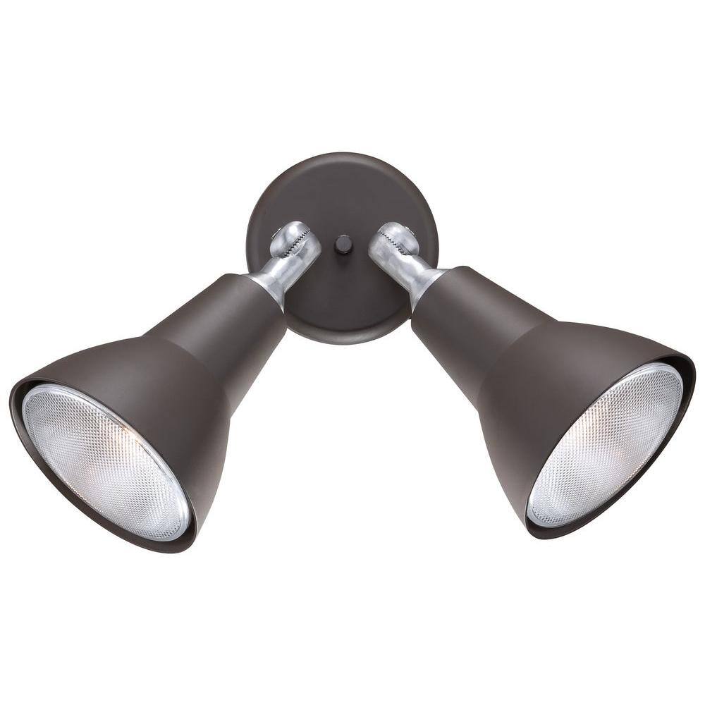 Thomas Lighting 2-Light Painted Bronze Outdoor Wall-Mount Spot Light SL494227