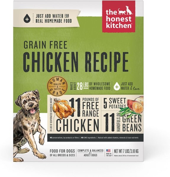 The Honest Kitchen Chicken Recipe Grain-Free Dehydrated Dog Food