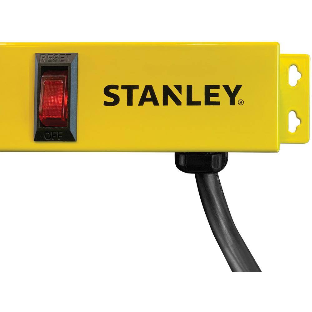 Stanley ShopMAX Pro 6-Outlet Surge-Protector Power Bar with 4 ft. Cord 31613