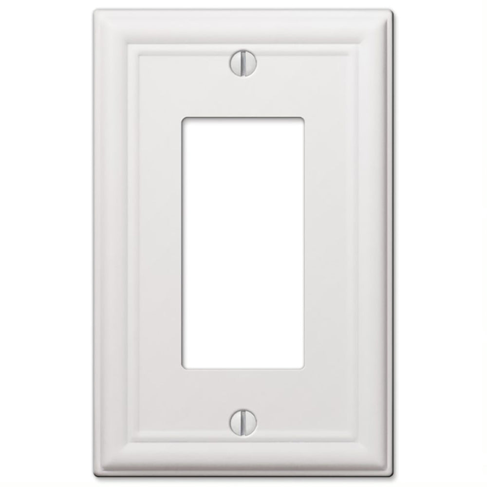 WALLPLATE CHELSEA 1R WHT