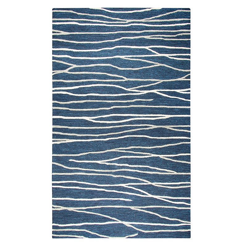 Rizzy Home Idyllic Contemporary Lines Striped Rug