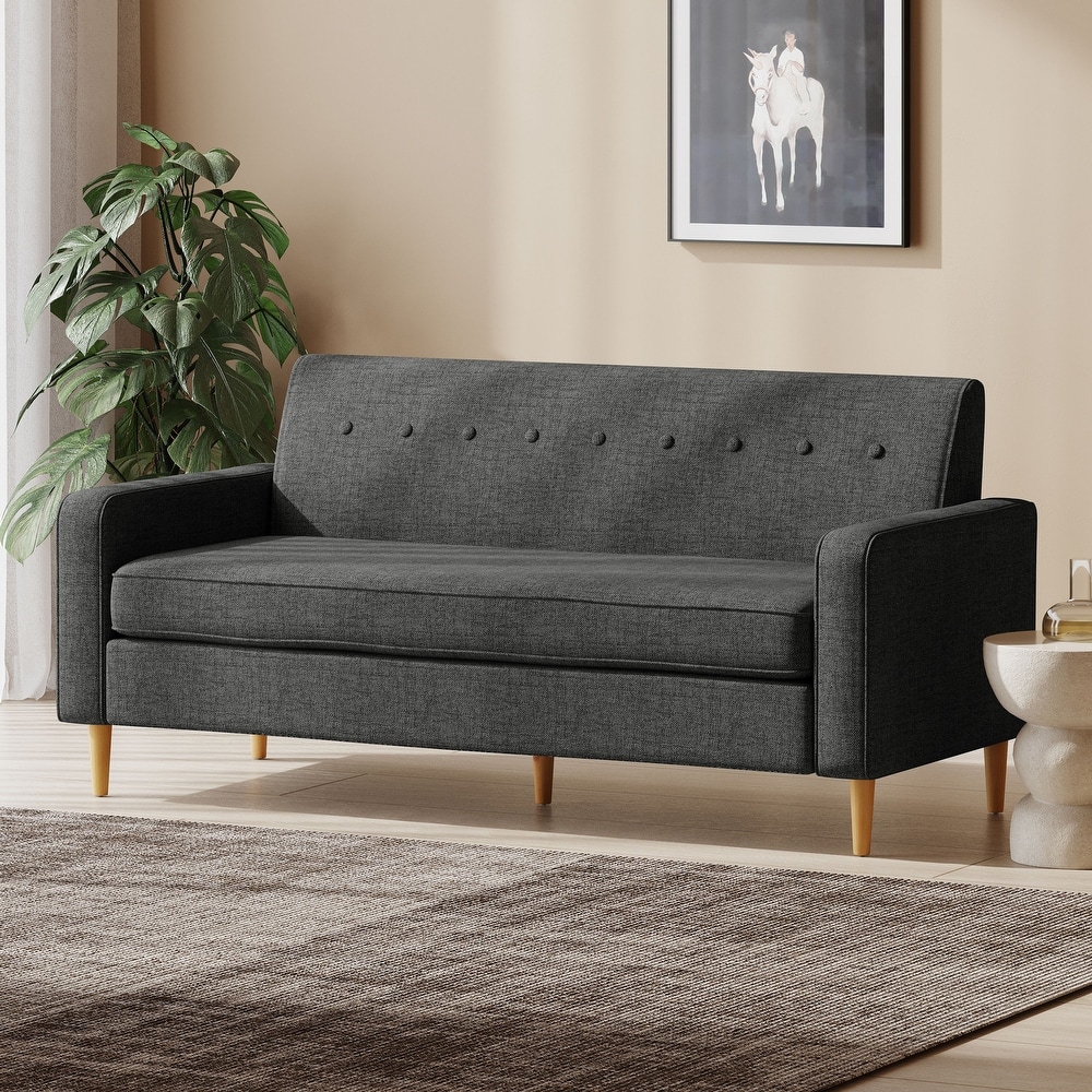 Sawyer Mid century Modern 3 seat Sofa by Christopher Knight Home