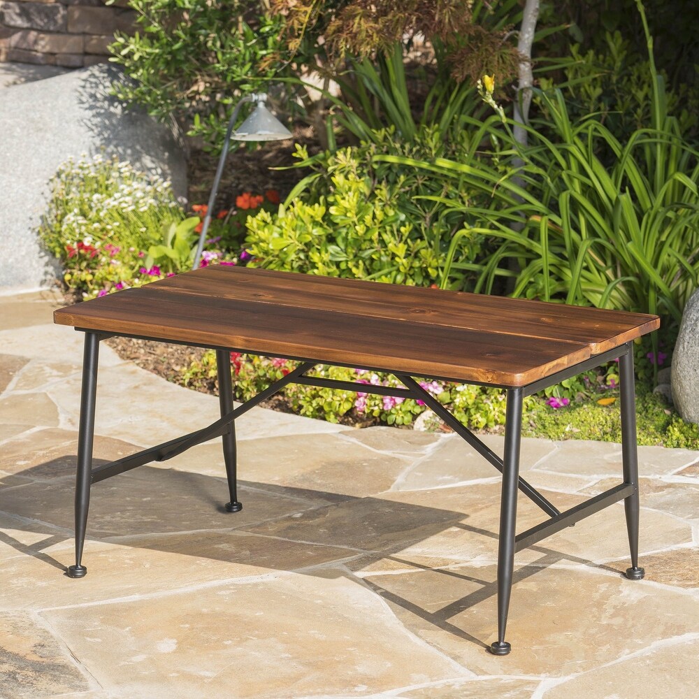 Outdoor Acacia Wood Coffee Table   Modern Furniture