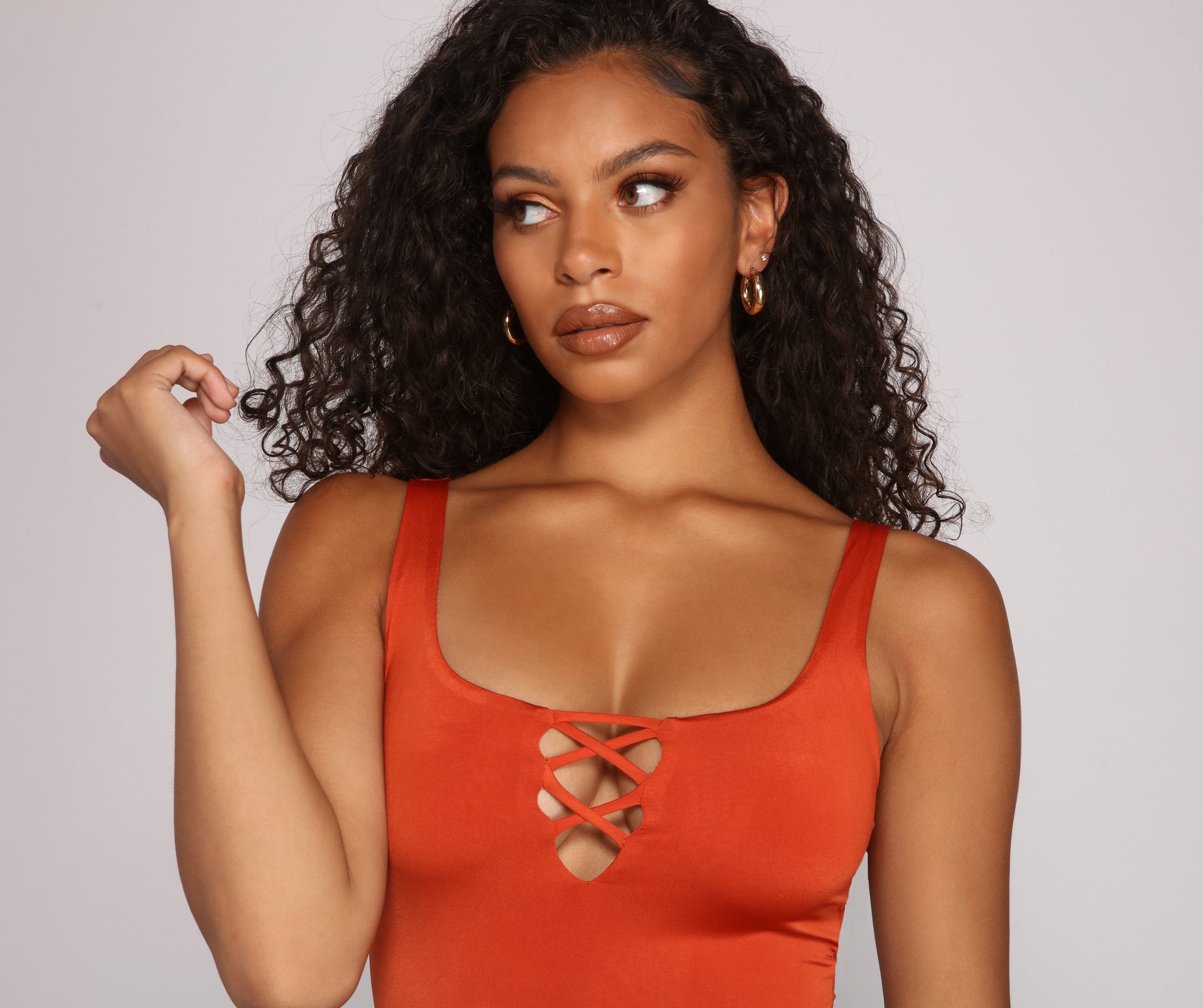 Keep It On-Trend Strappy Bodysuit