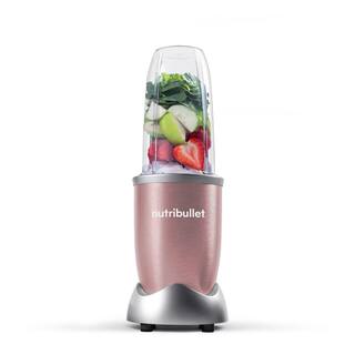 NutriBullet Pro 32 oz. Single Speed Rose Gold Blender with 24 oz. Cup and Lids NB9-0901RG