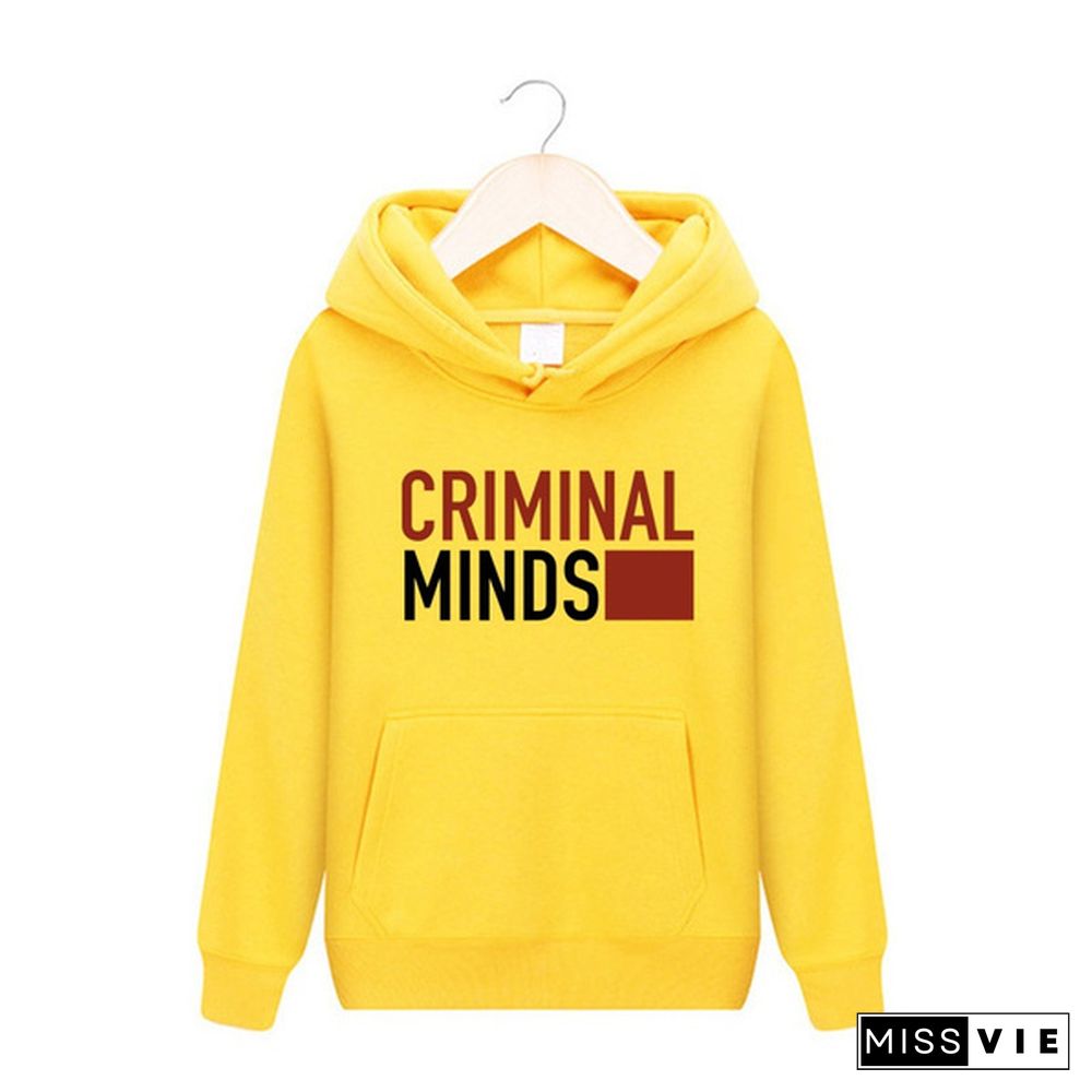 American Tv Show Criminal Minds Hoodies Men Women Casual Long Sleeve Pullover Sweatshirt Tops