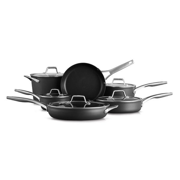 11 Piece Hard Anodized Nonstick Cookware Set