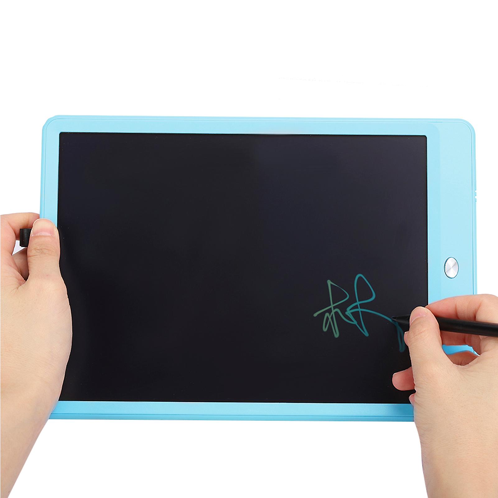 10in Lcd Writing Pad Children Light Energy Electronic Drawing Board High Brightness Thick Colorful Handwritingblue