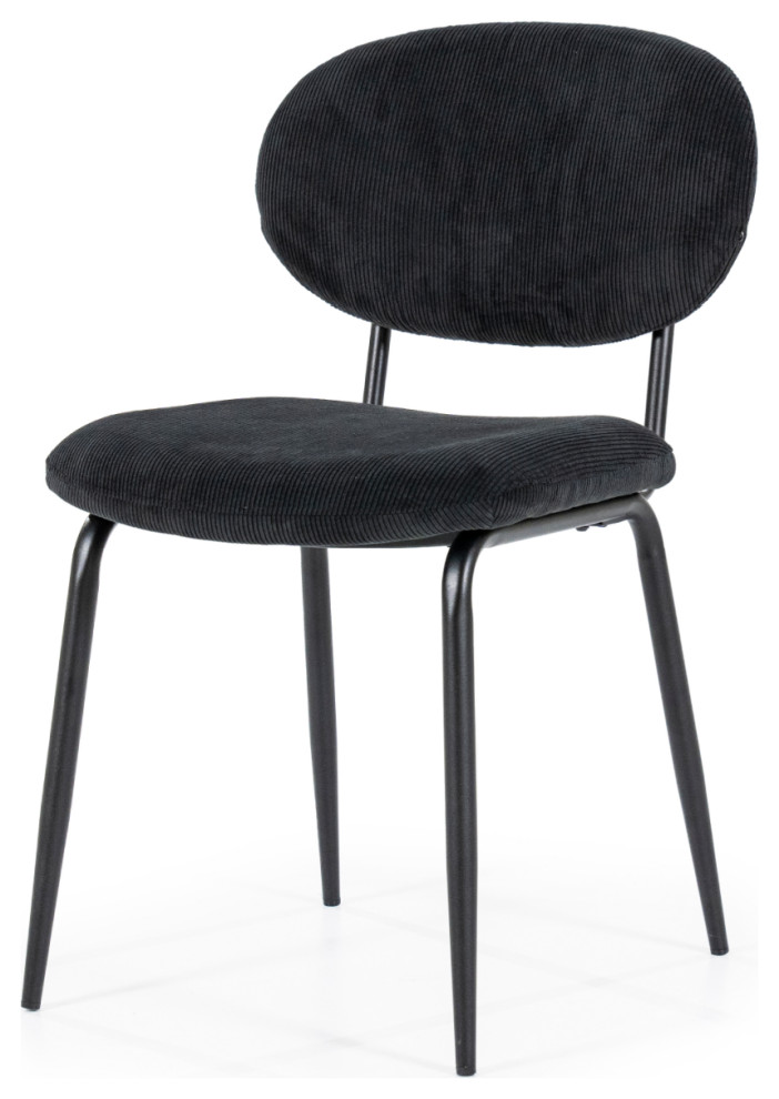 Fabric Upholstered Dining Chair  2  By Boo Cosmo   Midcentury   Dining Chairs   by Oroa   Distinctive Furniture  Houzz