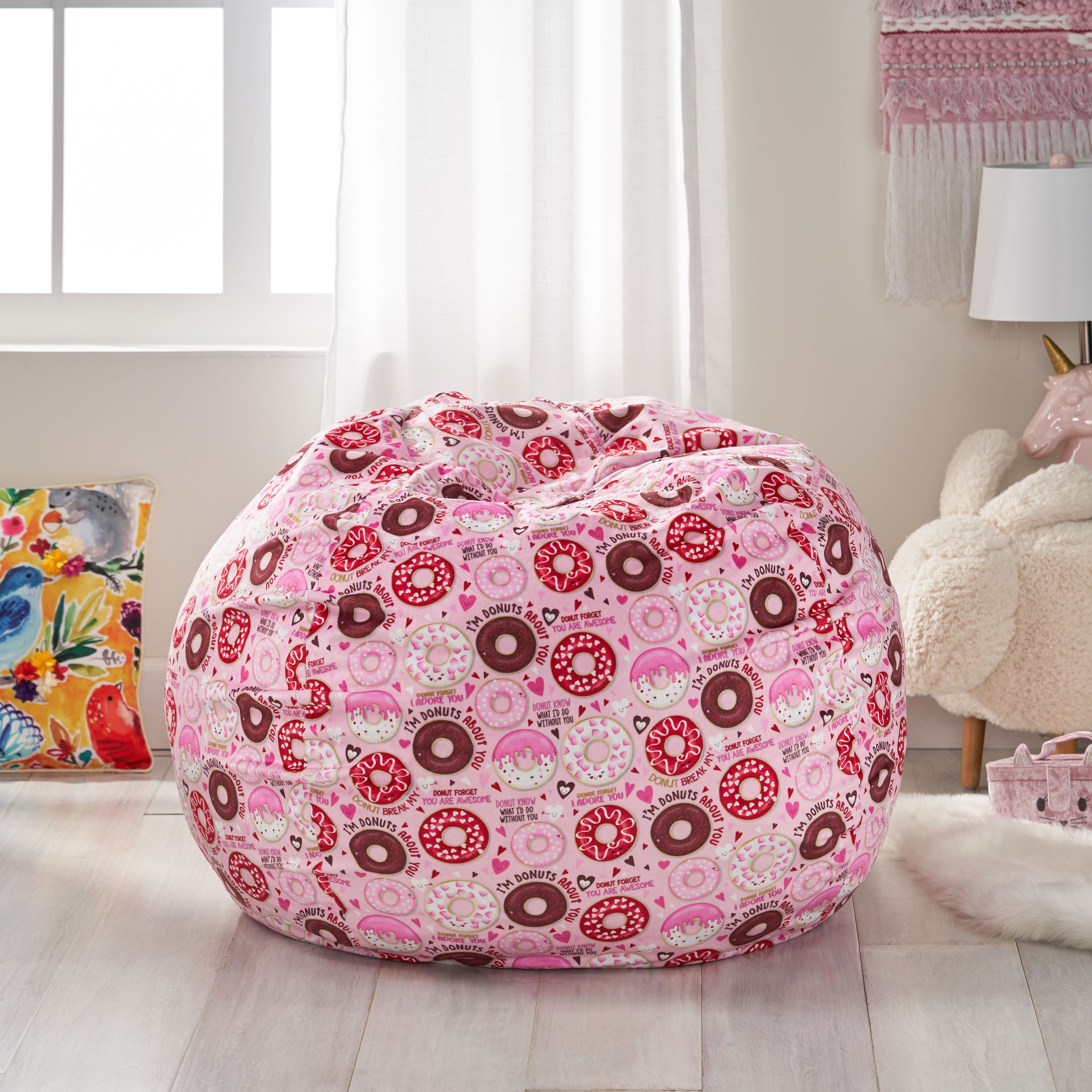 Shafer Modern 3 Foot Fabric Bean Bag