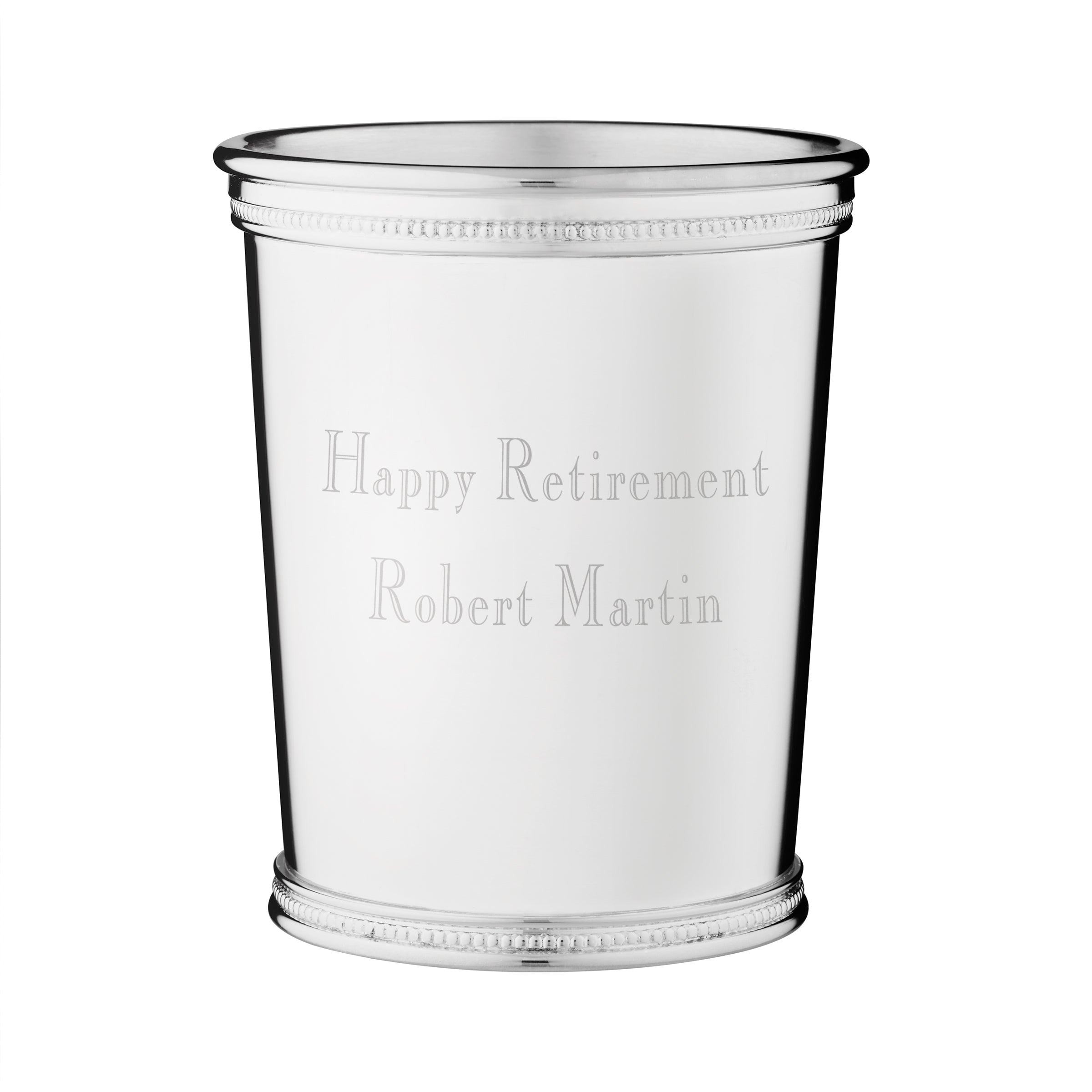 Personalized Silverplated Kentucky Julep Cup