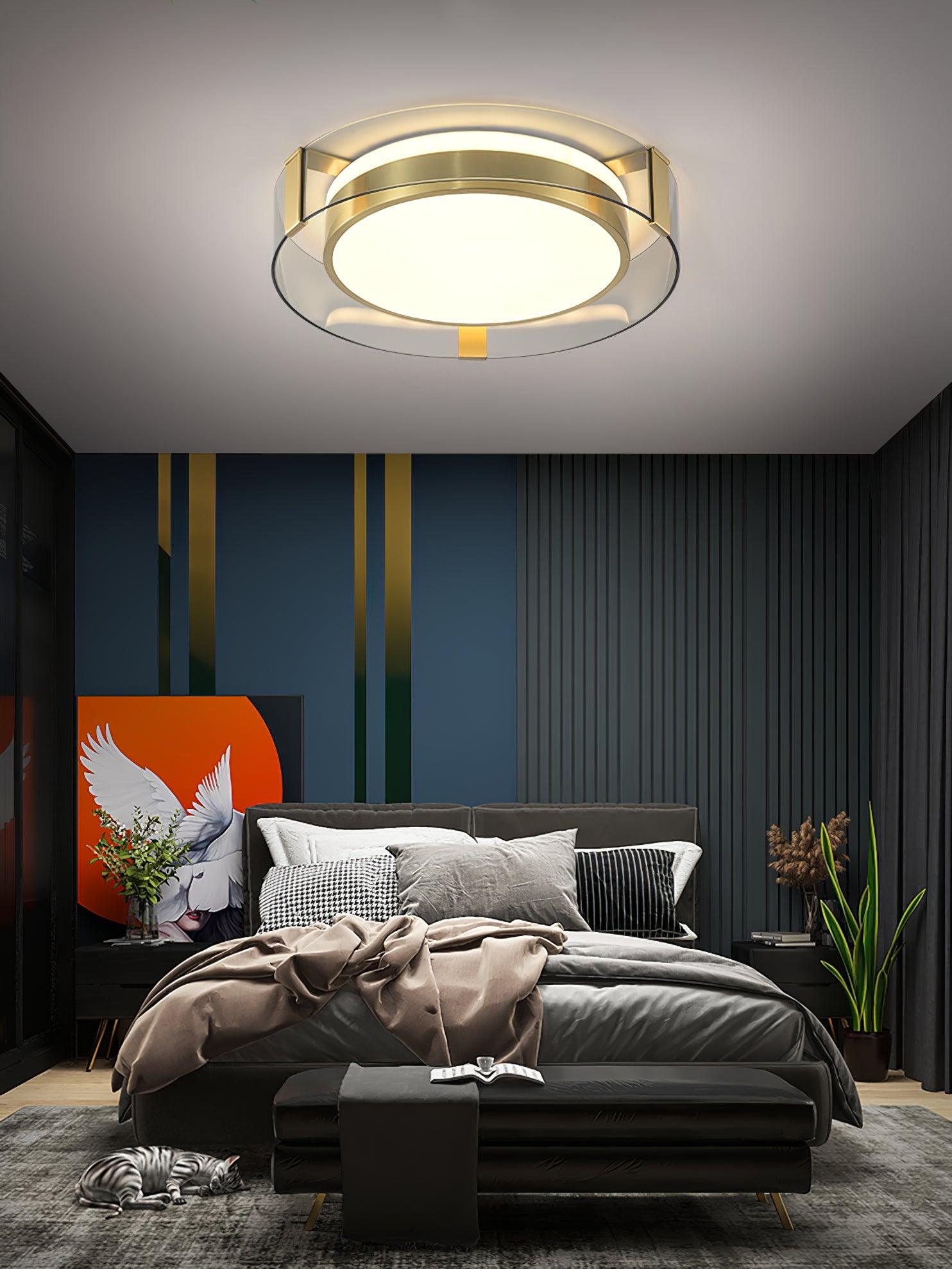 Round Low Profile Ceiling Light