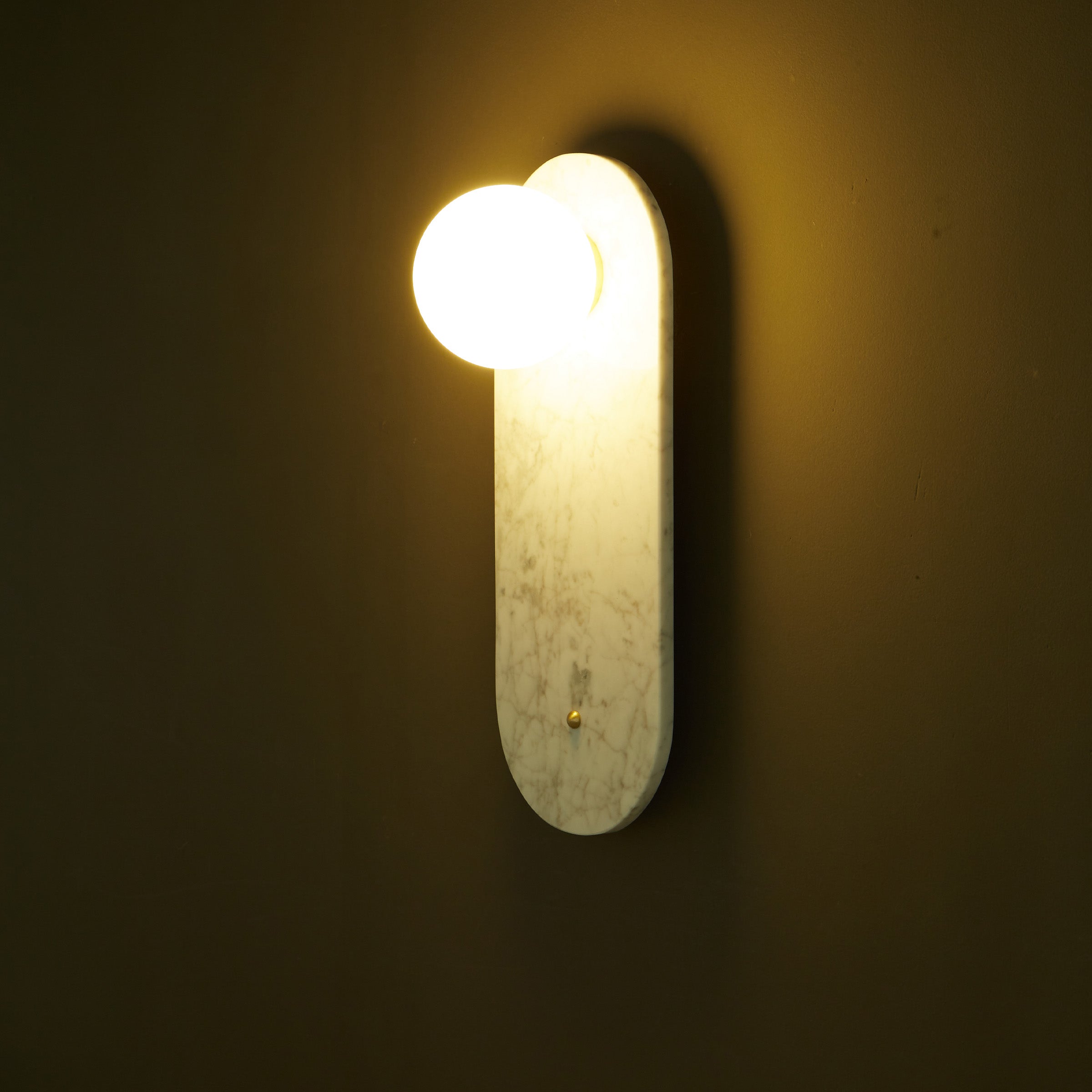 White Marble Wall Lamp 6617-We