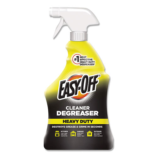 Reckitt Benckiser Easy Off Heavy Duty Cleaner Degreaser | 32 oz Spray Bottle | RAC99624EA