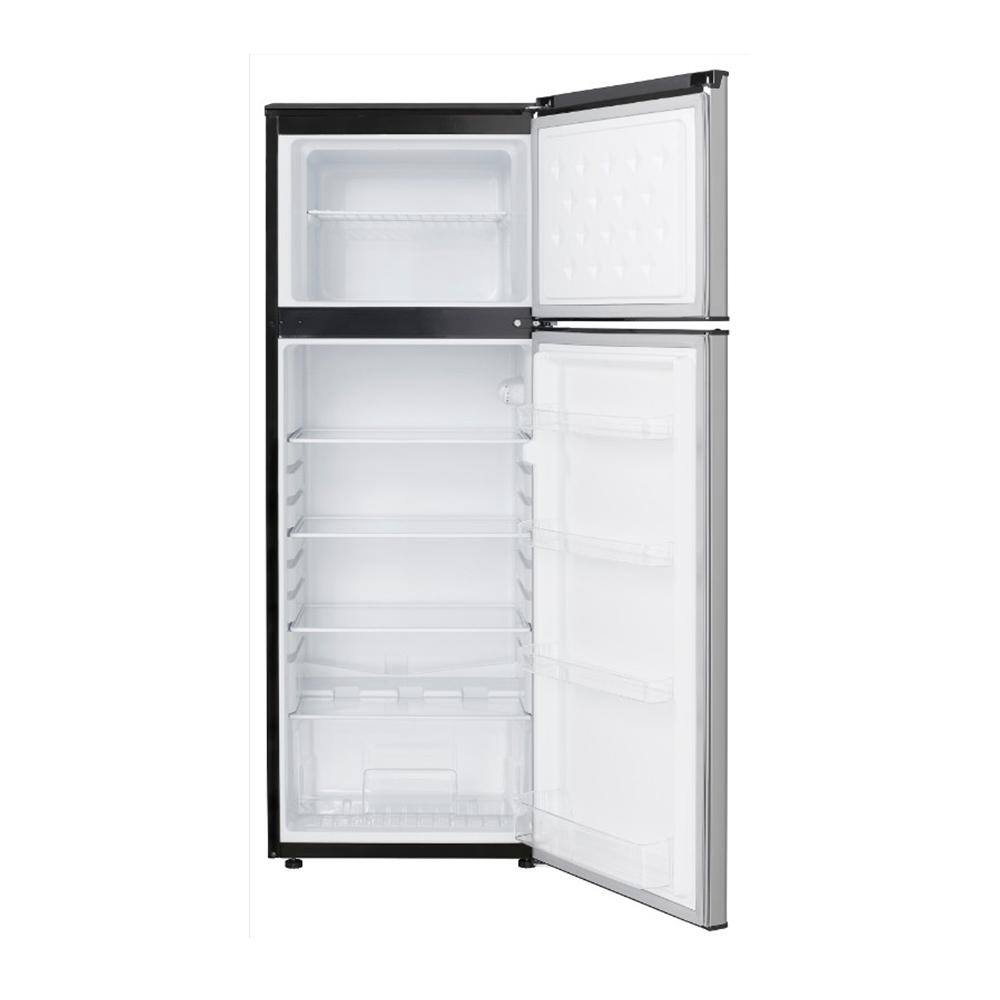 Bevoi 7.1 cu. ft. Freestanding Standard Top Freezer Refrigerator in Stainless Steel BVIREF7SS