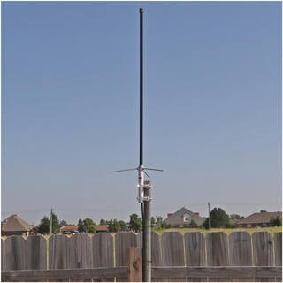 Tram Pre-Tuned 144MHz148MHz VHF430MHz460MHz UHF Amateur Dual-Band Base Antenna (Black Fiberglass) 1477-B