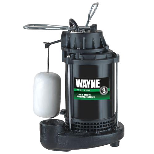 WAYNE CDU800 1/2 HP Epoxy-Coated Steel Sump Pump