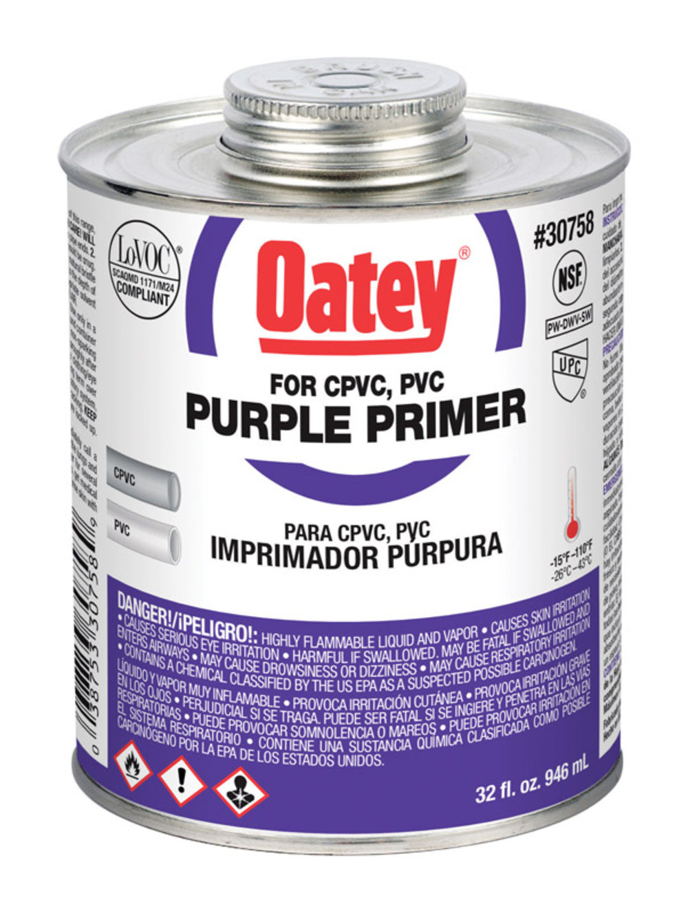 PRIMER PVC PURPLE 32OZ