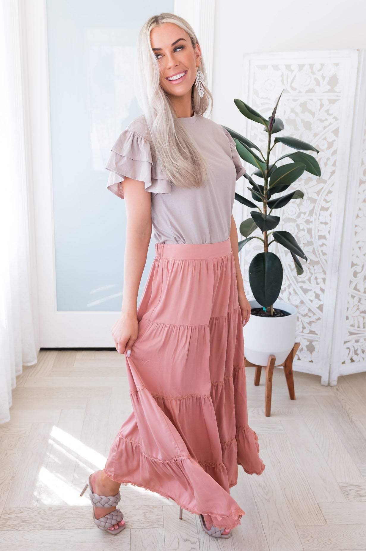 Bright Future Ahead Modest Maxi Skirt