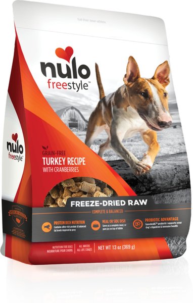 Nulo Freestyle Turkey Recipe With Cranberries Grain-Free Freeze-Dried Raw Dog Food