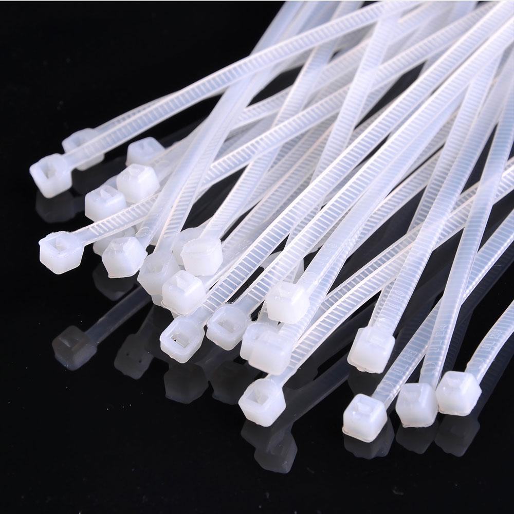 DELight 4 in Zip Ties Wraps Self-Locking 100mm 50pcs