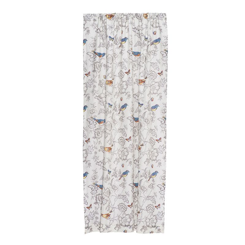 Mockingbird 1-Panel Window Curtain - 55'' x 84''