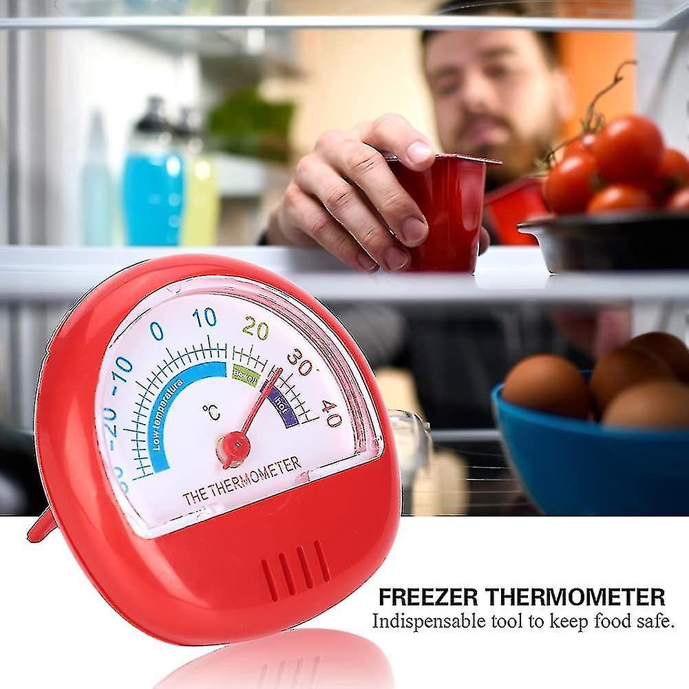 Abs Large Dial Thermometer， Freezer Thermometer， Accurate For Home Red，yellow，white(optional) Kitche