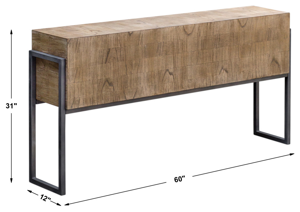 Uttermost Nevis Contemporary Console Table   Modern   Console Tables   by Zin Home  Houzz