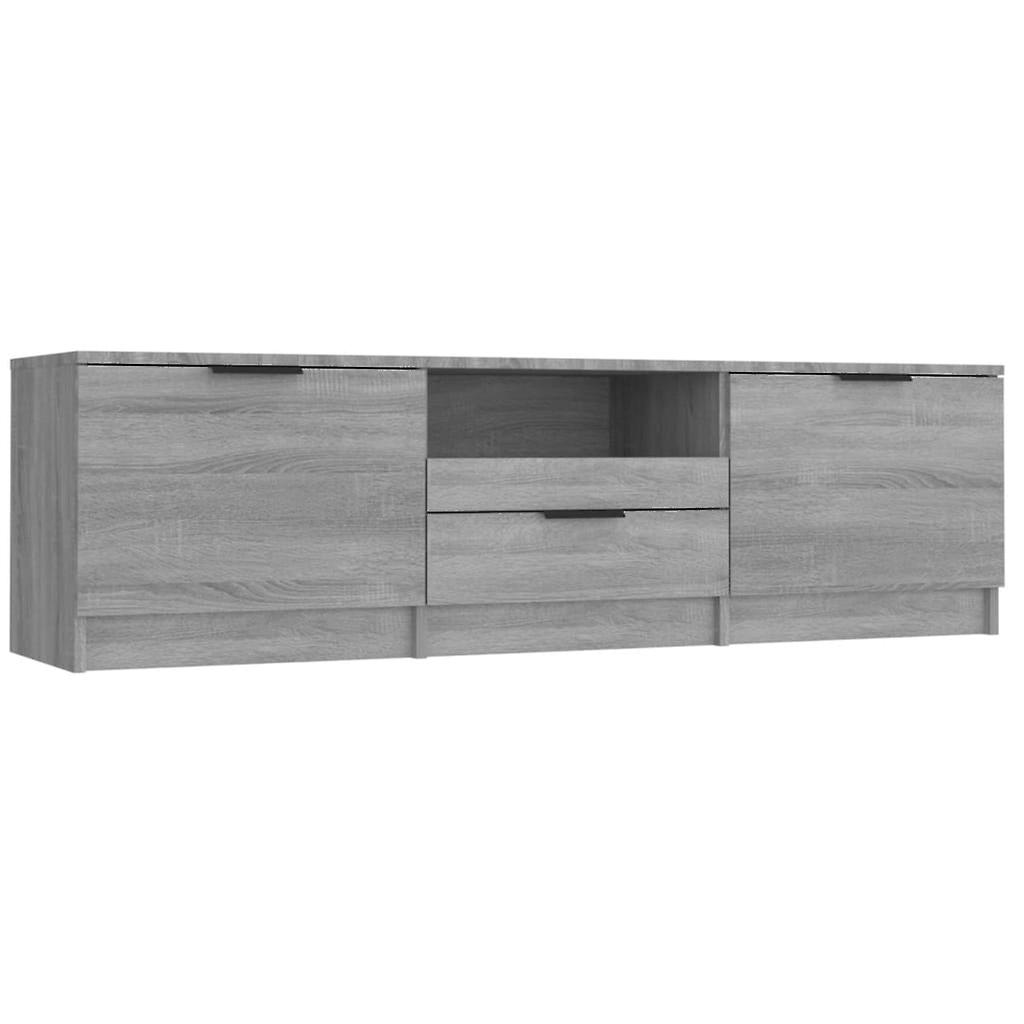 Tv Cabinet Grey Sonoma 140x35x40 Cm Engineered Wood