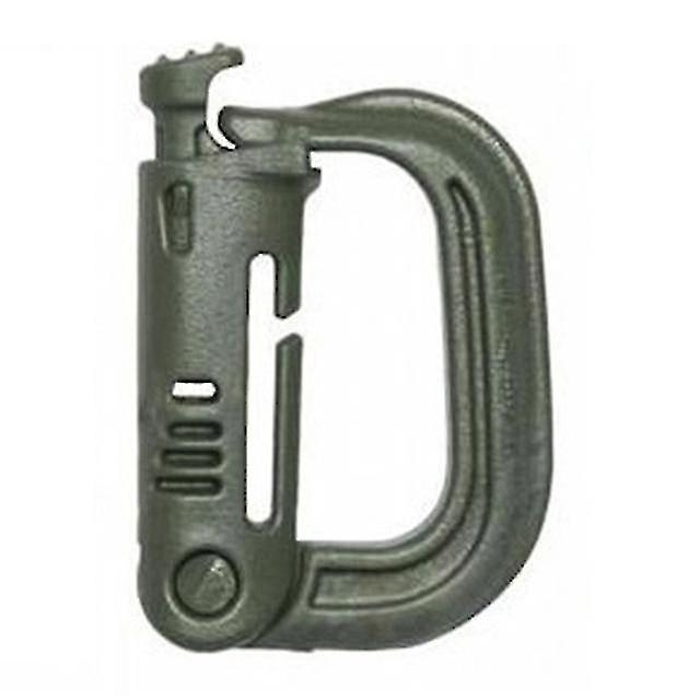 Molle Carabiner D-shape Locking Ring Plastic Clip Snap Type Ring Buckle Carabiner Keychain Itw Fastener Bag Buckle Clasp Australia Green