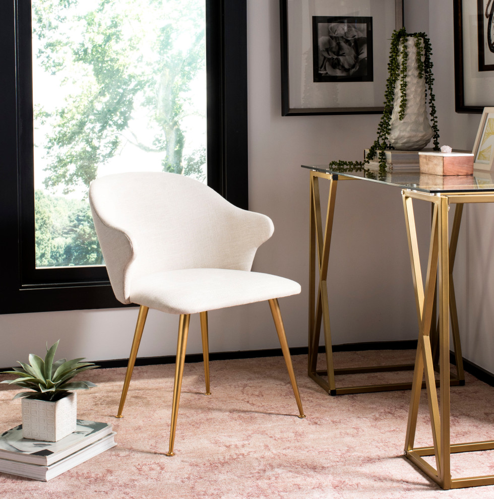 Safavieh Couture Edmond Arm Chair   Midcentury   Dining Chairs   by Safavieh  Houzz