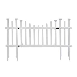 Zippity Outdoor Products 5 ft. W x 2.5 ft. H White Vinyl Washington Fence Gate Kit ZP19049