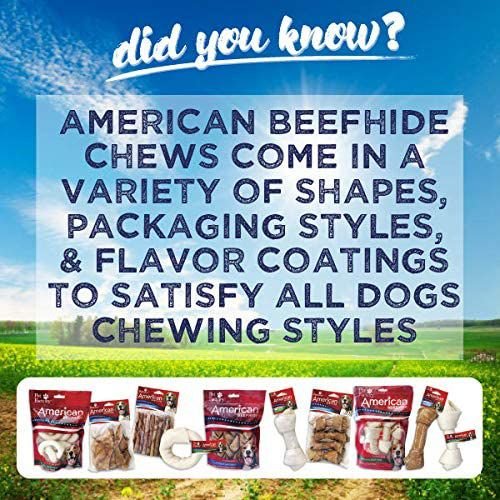 Pet Factory Beefhide 6-inch Braided Sticks Natural Flavored Natural Dog Hard Chews， 14 count