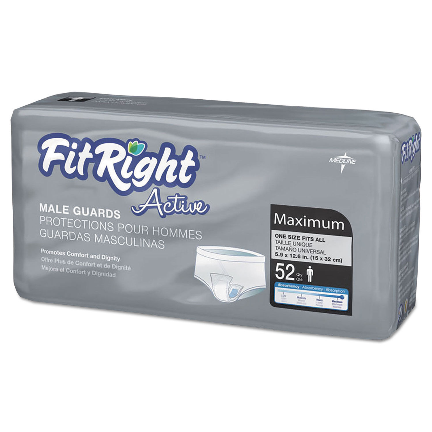 FitRight Active Male Guards by Medline MIIMSCMG02