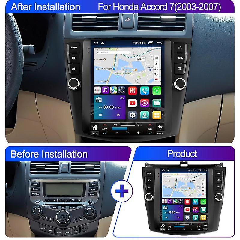 For Honda Accord 7 2003-2008 Car Radio Multimedia 2din Android 11 Auto Carplay Stereo gps 8Core 4G