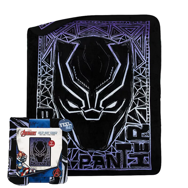 Black Panther Stare Silk Touch Throw