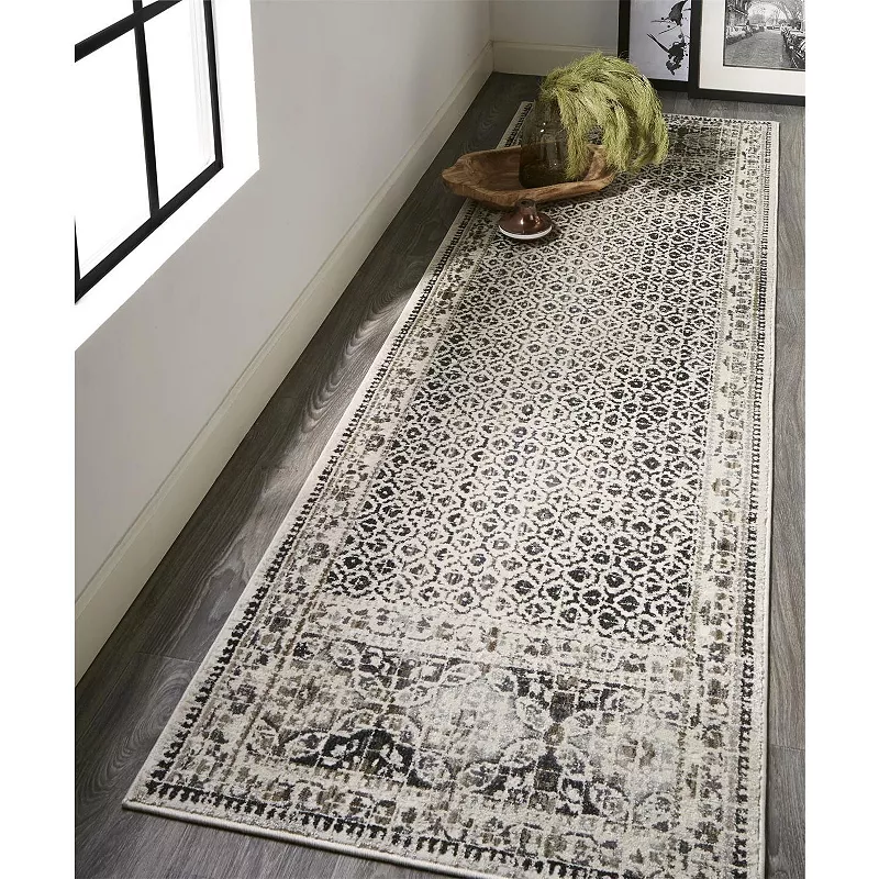 Weave and Wander Kiba Beige Ornamental Area Rug