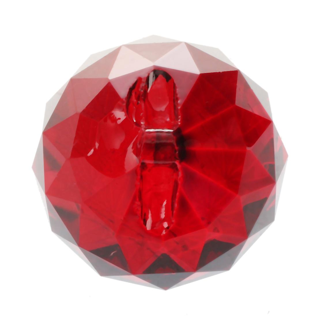 30mm Red Crystal Ball Prisms