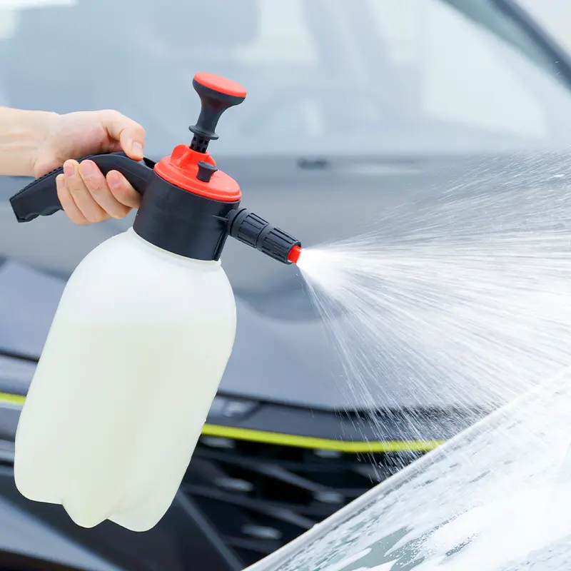 2L Plastic Foam Sprayer Foaming Pump Blaster Hand Pressure Snow Foam Sprayer Hand Pressurized Soap Sprayer