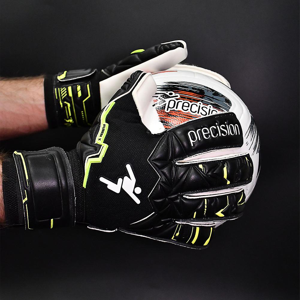 Precision Fusion X Pro Roll Finger Giga Junior Goalkeeper Gloves