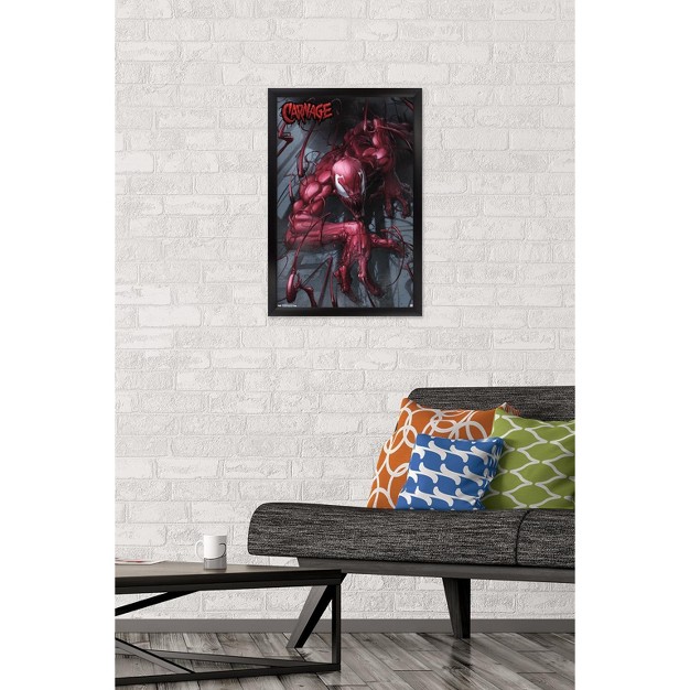 Trends International Marvel Comics Carnage Wall Framed Wall Poster Prints