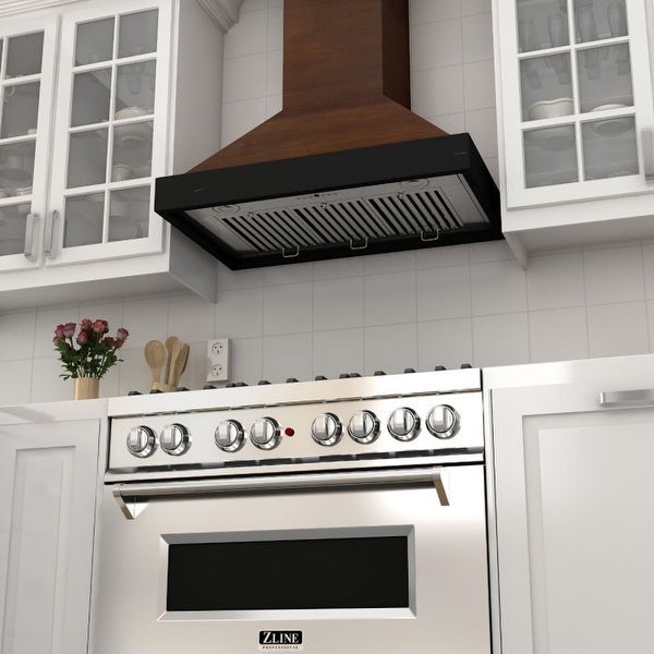 ZLINE Ducted Wooden Wall Mount Range Hood