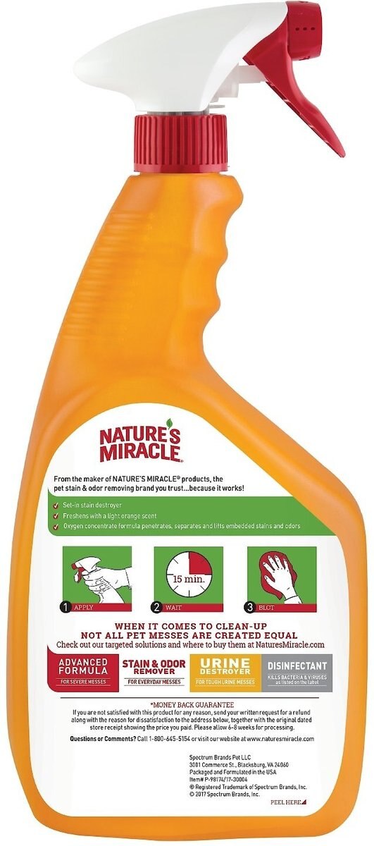 Nature's Miracle Dog Oxy Formula Set-In Stain Destroyer and Odor Remover Refill