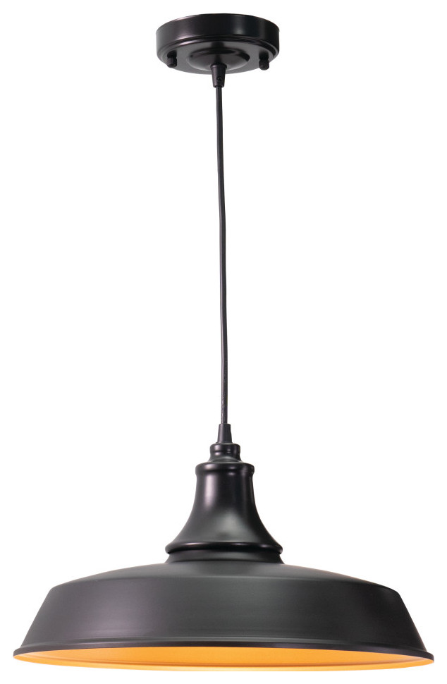 Dorado Bronze Gold Farmhouse Outdoor Dome Pendant   Farmhouse   Outdoor Hanging Lights   by Vaxcel  Houzz