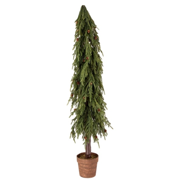 60 Uv Potted Soft Touch Norfolk Pine Tree