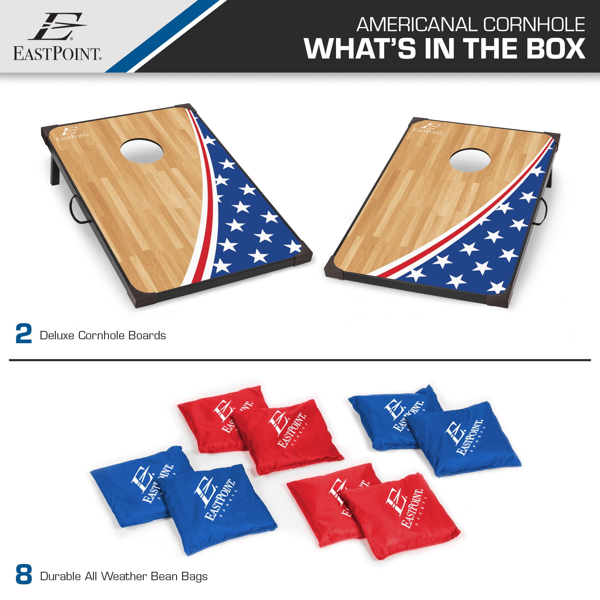 EastPoint Sports Americana Cornhole Boards