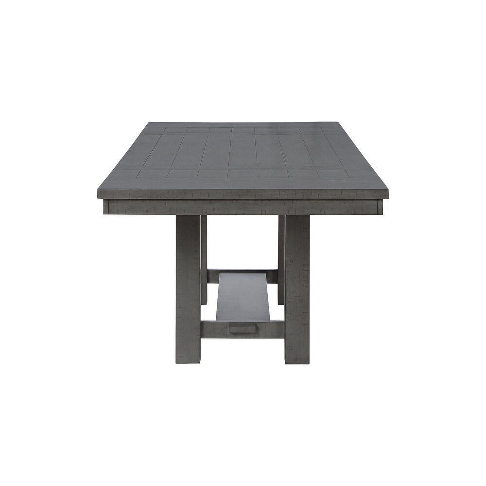 Ashley Furniture Myshanna Gray Rectangular Dining Room Extension Table   36\