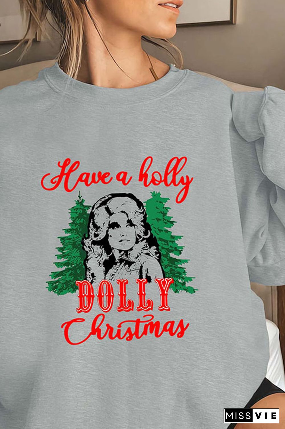 Have A Holly Dolly Christmas Sweatshirt Wholesale